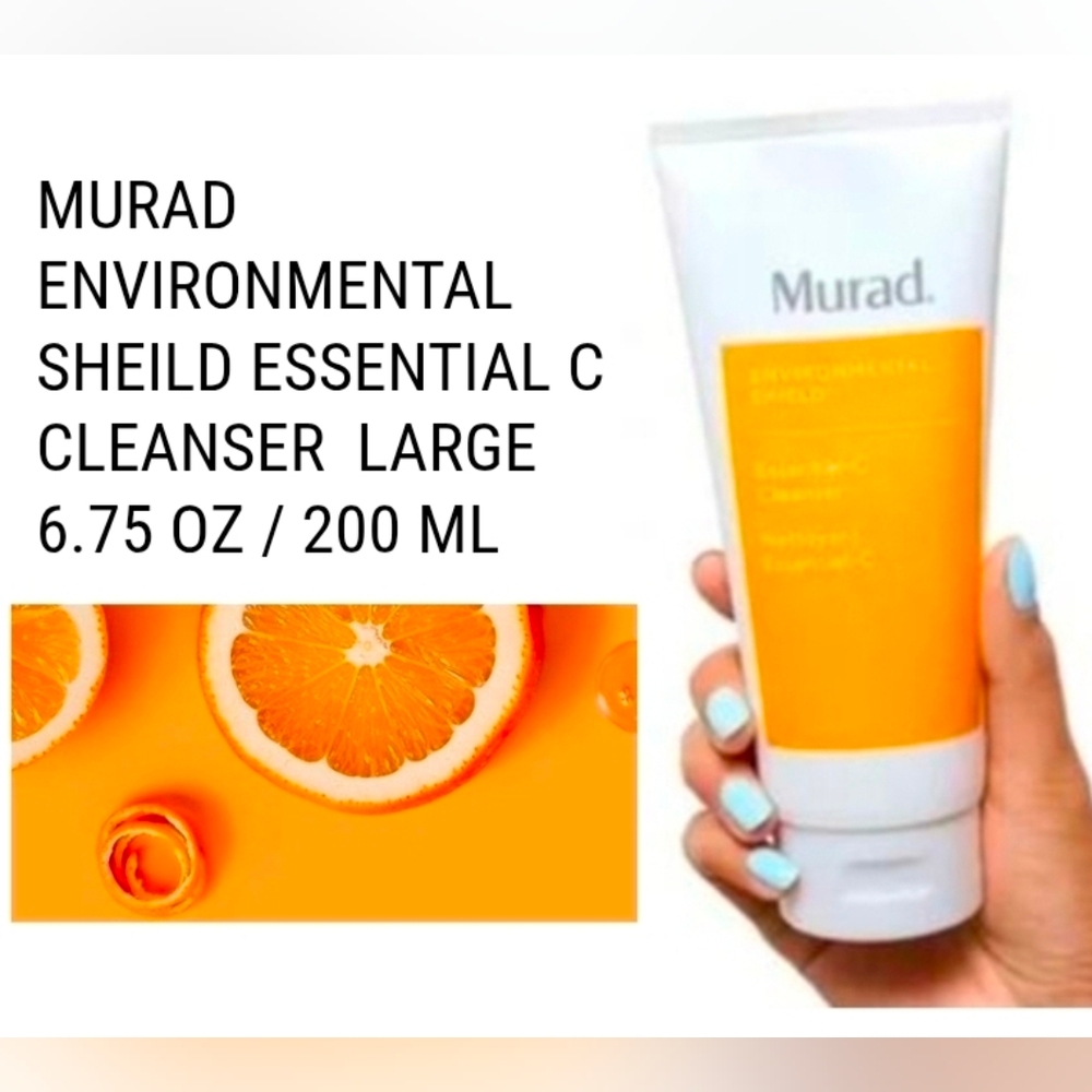 Murad Environmental Sheild Essential C Cleanser, NIB, Factory Sealed, XL 6.75 Oz